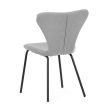 Silver Fabric Dining Chair CT-S8010 SIL2
