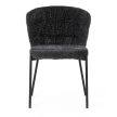 Dining Chair with Grey Bouclé Fabric CT-W1077 GREY2