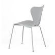 Szürke Műanyag Étkezőszék. CT-X7034 GREY