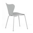 Szürke Műanyag Étkezőszék. CT-X7034 GREY