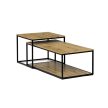 Coffee table CT-X7123 100x50 cm oak MDF