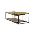 Coffee table CT-X7123 100x50 cm oak MDF