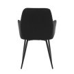 Fekete Bársony Étkezőszék. DCH-215 BK4