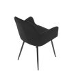 Fekete Bársony Étkezőszék. DCH-215 BK4
