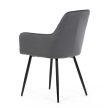 Szürke Bársony Étkezőszék. DCH-215 GREY4