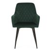 Zöld Bársony Étkezőszék. DCH-215 GRN4