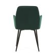 Zöld Bársony Étkezőszék. DCH-215 GRN4