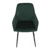 Zöld Bársony Étkezőszék. DCH-215 GRN4