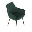 Zöld Bársony Étkezőszék. DCH-215 GRN4