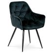 Kék Bársony Étkezőszék. DCH-421 BK4