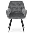 Szürke Bársony Étkezőszék. DCH-421 GREY4