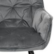 Szürke Bársony Étkezőszék. DCH-421 GREY4