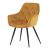Étkezőszék sárga bársony DCH-421 YEL4