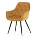 Étkezőszék sárga bársony DCH-421 YEL4