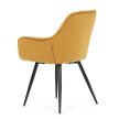 Étkezőszék sárga bársony DCH-421 YEL4