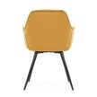 Étkezőszék sárga bársony DCH-421 YEL4