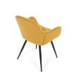 Étkezőszék sárga bársony DCH-421 YEL4