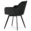 Fekete Bársony Étkezőszék. DCH-425 BK4
