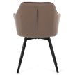 Étkezőszék barna bársony DCH-425 BR4