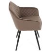 Étkezőszék barna bársony DCH-425 BR4