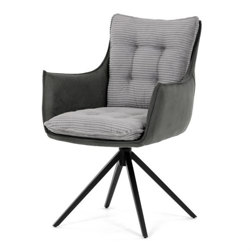 Szürke kordbársony Étkezőszék. DCH-D1345 GREY2