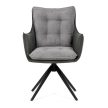 Szürke kordbársony Étkezőszék. DCH-D1345 GREY2