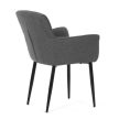 Grey Fabric Dining Chair DCH-J2159
