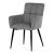 Szürke Szövet Étkezőszék, Ezüst Árnyalattal. DCH-P3146 SIL2