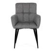 Szürke Szövet Étkezőszék, Ezüst Árnyalattal. DCH-P3146 SIL2