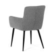 Szürke Szövet Étkezőszék, Ezüst Árnyalattal. DCH-P3146 SIL2