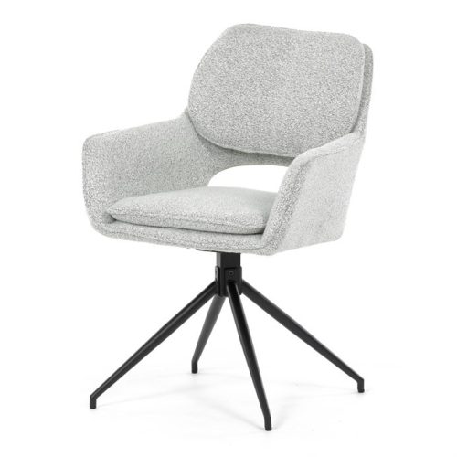 Étkezőszék krém bouclé szövettel. DCH-T1156 CRM2