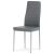 Étkezőszék szürke színben, ökobőr kárpittal DCL-377 GREY