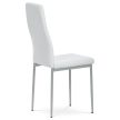 Étkezőszék, fehér, műbőr, DCL-377 WT