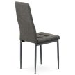 Étkezőszék, szürke, szövet, DCL-397 GREY2