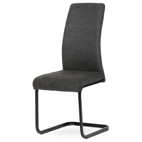 Cantilever dining chair DCL-414 grey fabric