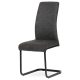 Cantilever dining chair DCL-414 grey fabric