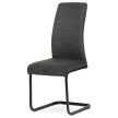 Cantilever dining chair DCL-414 grey fabric