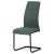 Cantilever dining chair DCL-414 green fabric