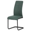 Cantilever dining chair DCL-414 green fabric