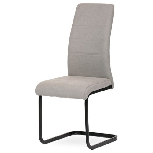 Cantilever dining chair DCL-414 green fabric