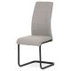 Cantilever dining chair DCL-414 green fabric