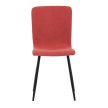 Red Corduroy Velvet Dining Chair DCL-964 RED2