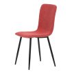 Red Corduroy Velvet Dining Chair DCL-964 RED2