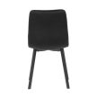 Étkezőszék, fekete, bársony szövet, DCL-973 BK4