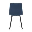 Kék Bársony Étkezőszék. DCL-973 BLUE4