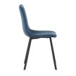 Kék Bársony Étkezőszék. DCL-973 BLUE4