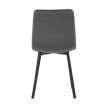 Szürke bársony étkezőszék, DCL-973 GREY4