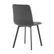 Szürke bársony étkezőszék, DCL-973 GREY4