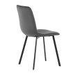 Szürke bársony étkezőszék, DCL-973 GREY4