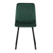 Zöld Bársony Étkezőszék. DCL-973 GRN4